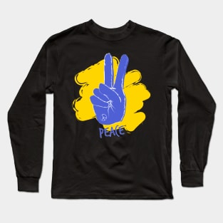 Peace Ukraine Long Sleeve T-Shirt